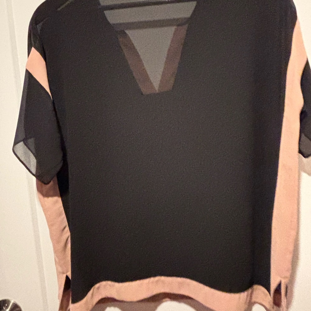 Naked Zebra Black and Pink Blouse